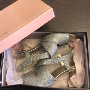 Light Gold Bandolino 2 inch heel